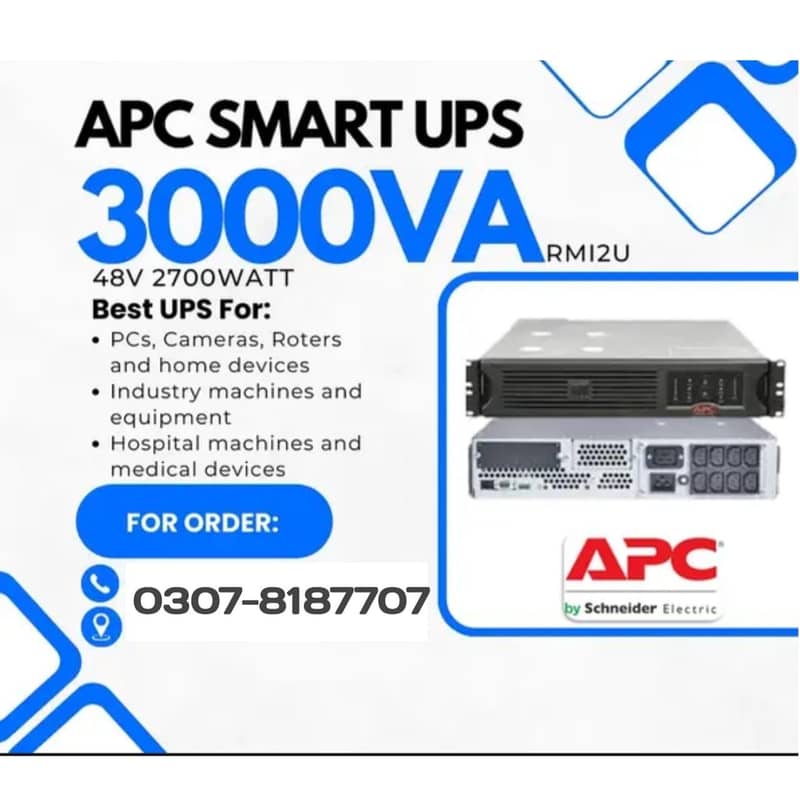 APC UPS 1500VA/3000VA 1