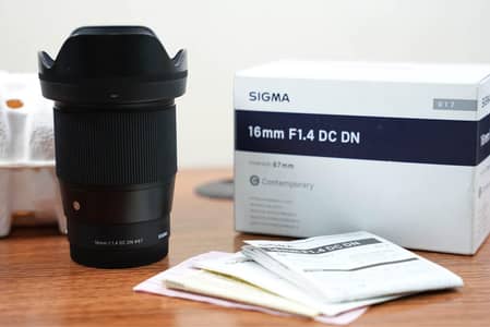 sigma 16mm Lens