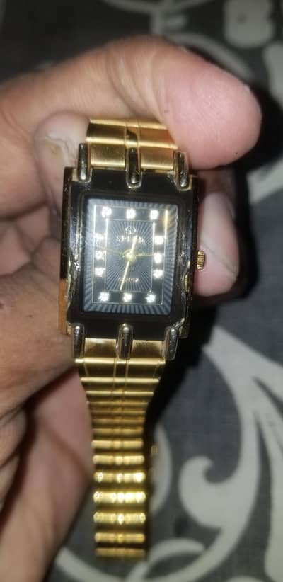 22k Good SPEED japan  SPEED  STAINLESS STEEL BACK BATM WATER RESISTANT