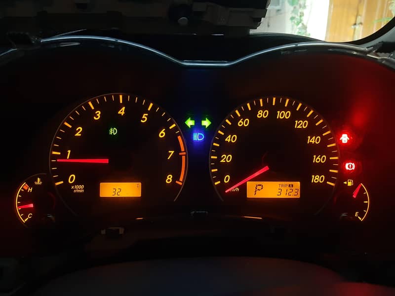 corolla speedometer 2