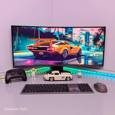 34inch 4K 100Hz Type-C Samsung Curved Borderless Gaming Monitor