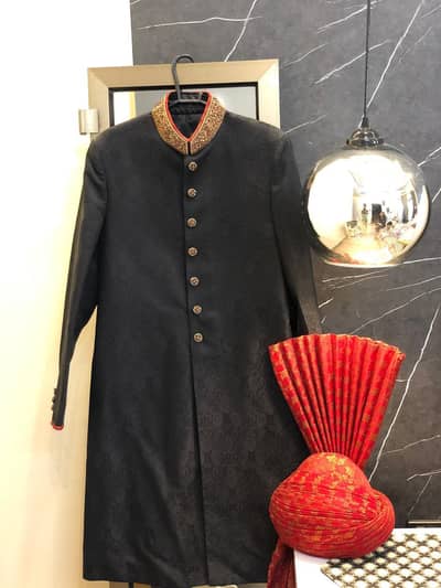 Black Sherwani