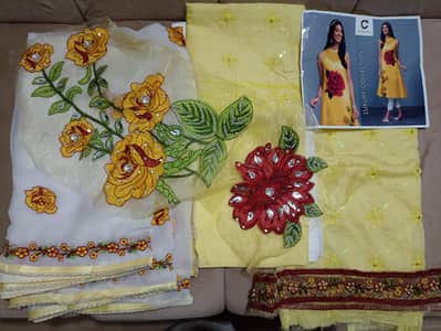 2 luxury embroidery dresses