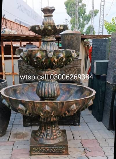 fountain buy and planters sale
