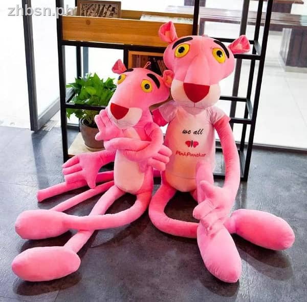 22-Inch Pink Panther Stuffed Toy