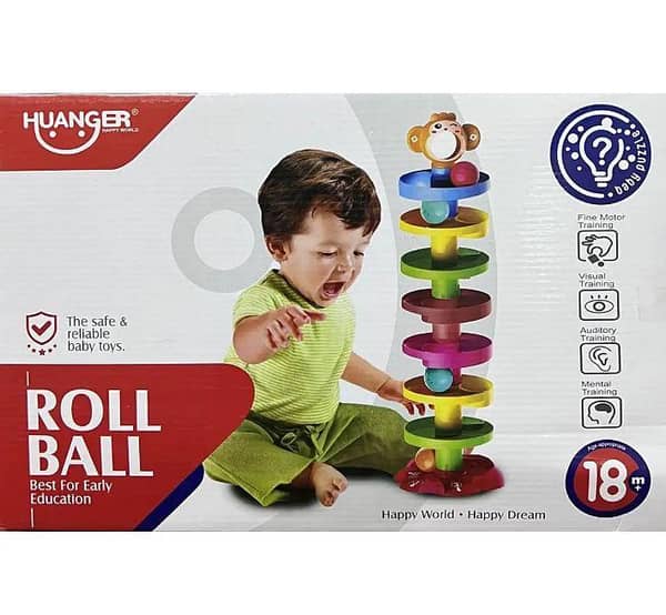 Huanger Roll Ball Drop Toy For Kids
