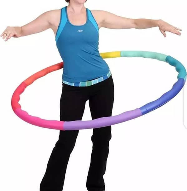 Multicolored Plastic Hula Hoop for Kids