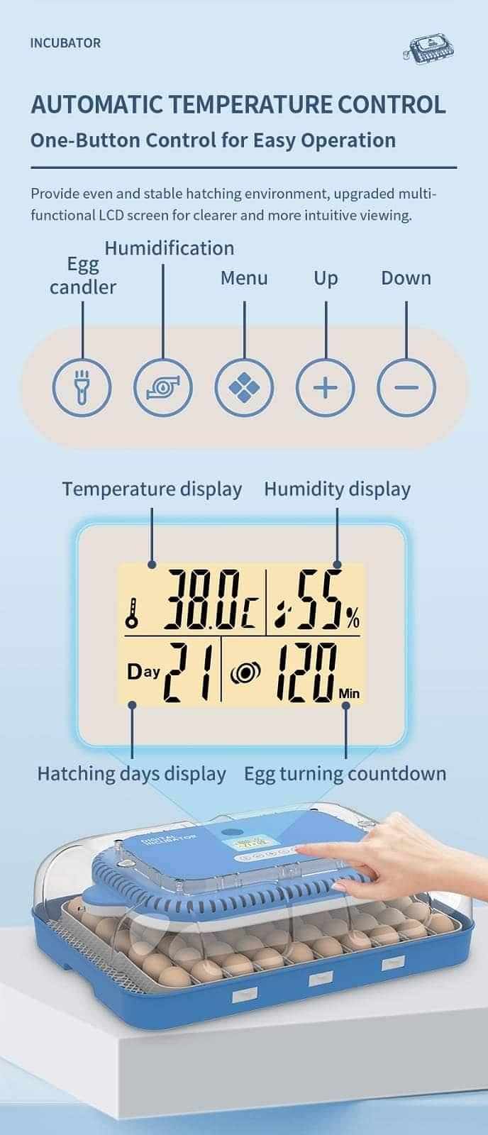 Automatic Egg Incubator | Egg Hatching Machine | Incubator | Brooder 14