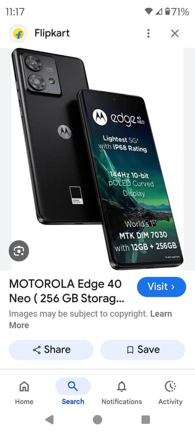 edge 40 neo Dull sim pta approved condition 10+10