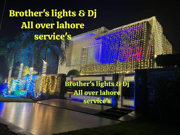 Brothers Lights and DJ, wedding lights, decor,fairy lights,truss,Dj,sound system for rent,
