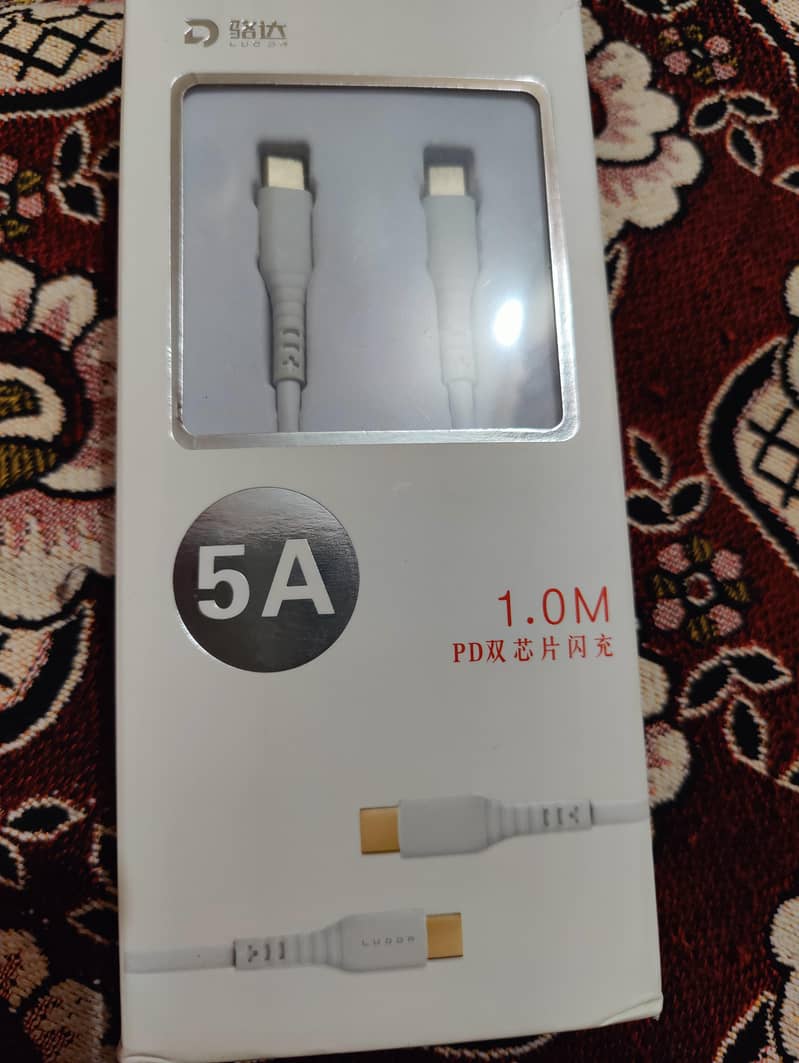 USB C to C Power Cable 5A PD (Power Delivery) 0