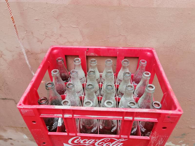 5 crates with mix brand bottles 1