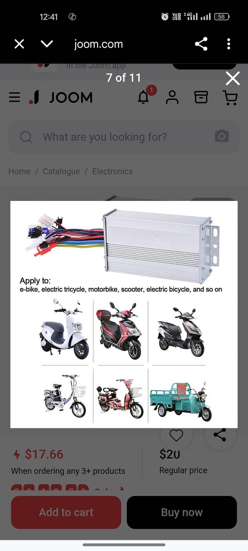 electric bike/bicycle smart controller. 1