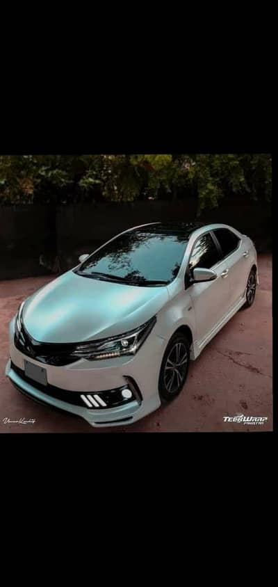 Corolla 2015-21 Body kit and Spoiler Kit (WhatsApp Number 03209436735)