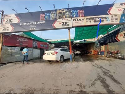 Service station and oil shop setup on sale