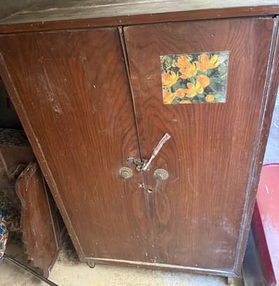 Wood wardrobe Large size