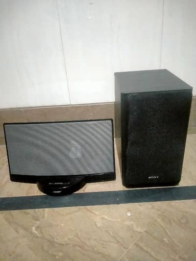 original Sony speaker and Bose speaker