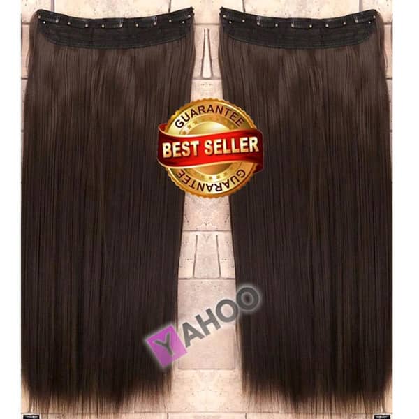 5 Clip-in Hair Extensions for Women - Copper Brown