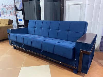 sofa cum bed (2in1)(sofa + bed)( master Molty foam )10 year warranty