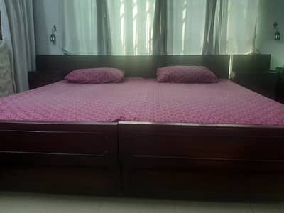 Single single bed set for sale