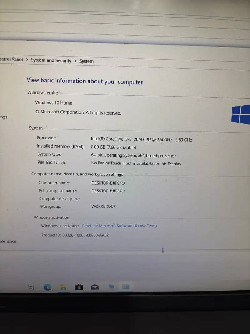 Lenovo laptop core i3 3rd gen 1