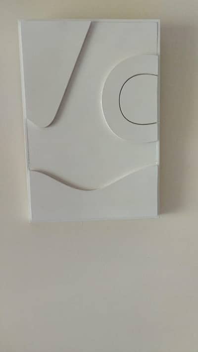 Handmade Minimalist 3D Wall Art | Modern Decor (20×14 inches)