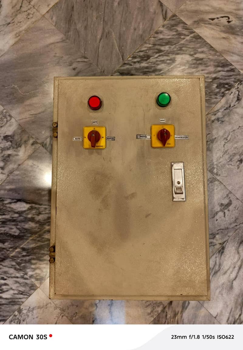 Generator Auto panel switch( Auto Change over) 0
