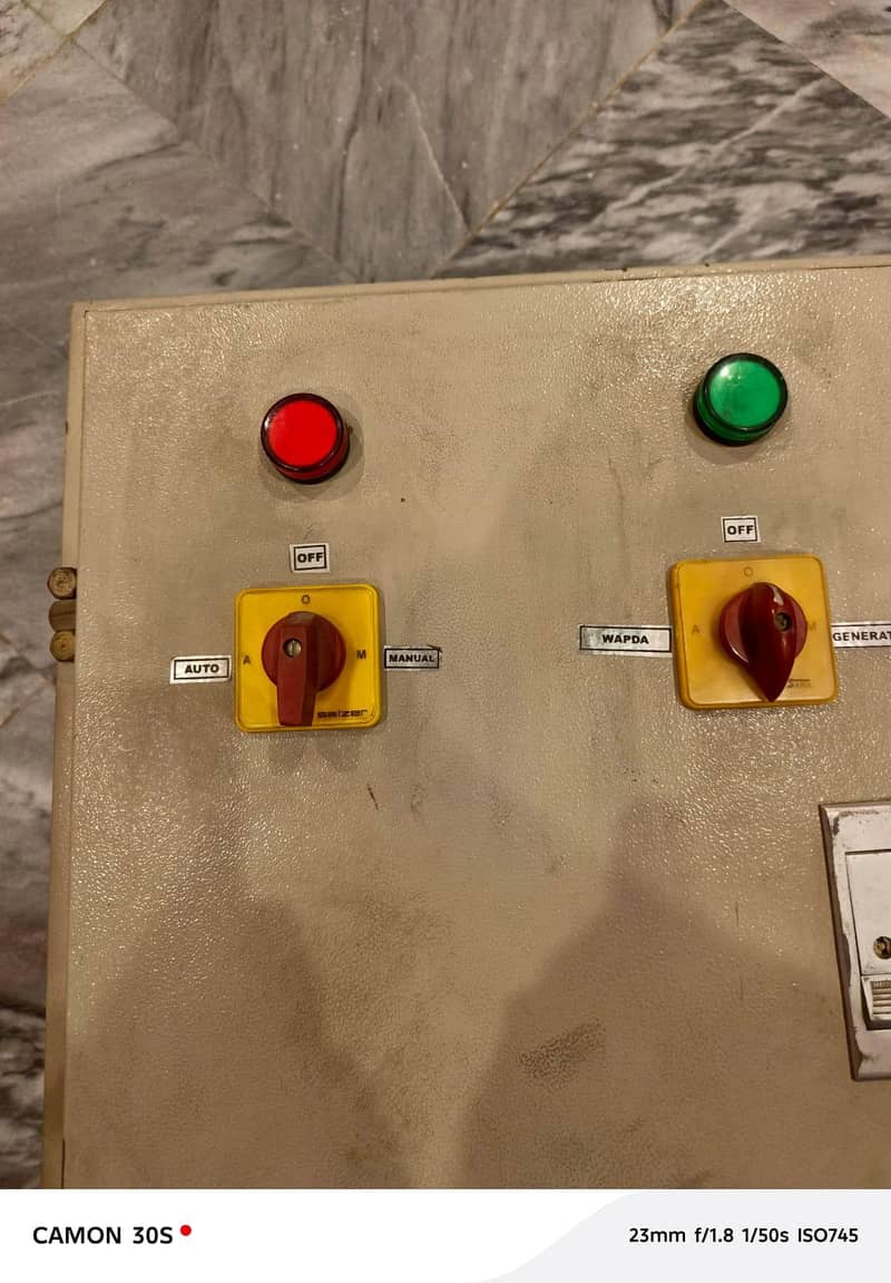 Generator Auto panel switch( Auto Change over) 2