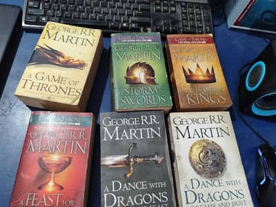 game of thrones 6 books and harry potter books