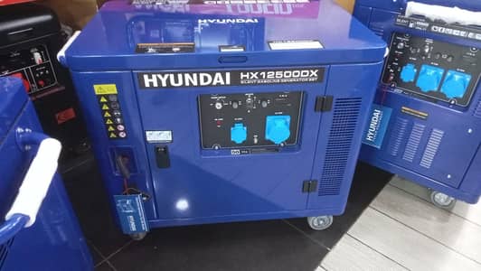 10 KVA YOKOHAMA CUMMINS PARKINS ANGLE SOUND PROUF CANOPY GENERATOR.