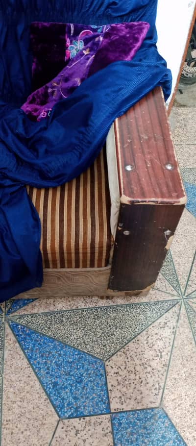 three seater sofa and cover