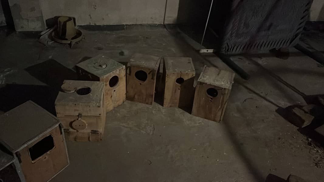 Solid wood boxes and chip board boxes available 0