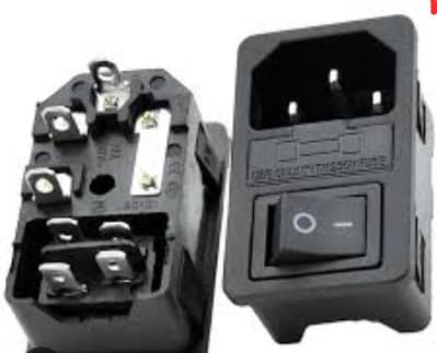 Inlet Socket and C14 Male Power Socket