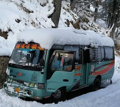 Coaster available for rent, Coster Saloon for rent,Chagan karwan