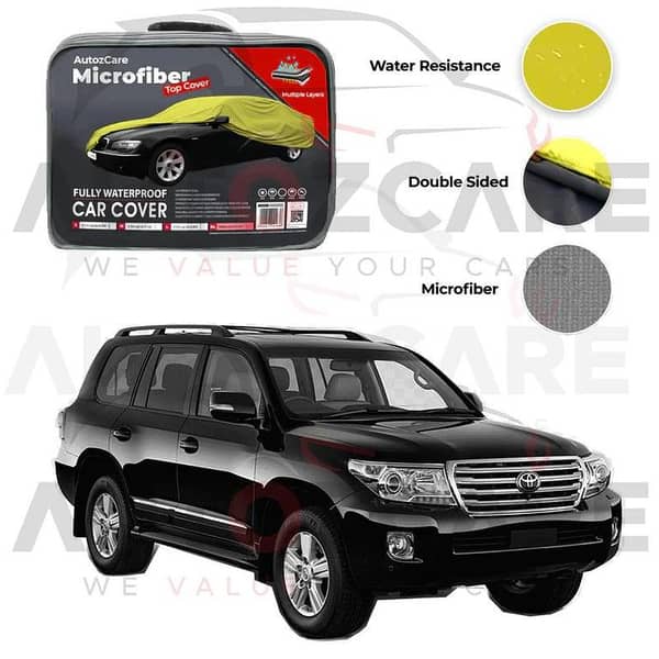 Toyota Land Cruiser LC200 V8 Microfiber Car Top Cover - Model 2007-2015