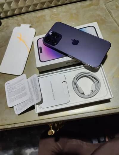 Apple iPhone 14 pro max PTA approved official Double sim 256 GB
