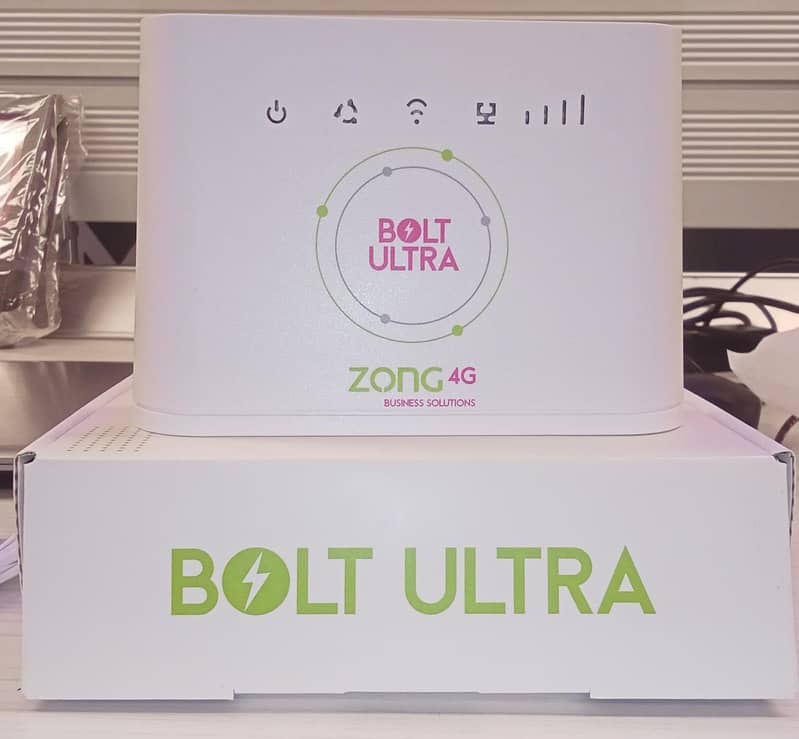 Zong 4G Bolt ULTRA Router Modem 4 Ethernet ports - Networking - 1106094206