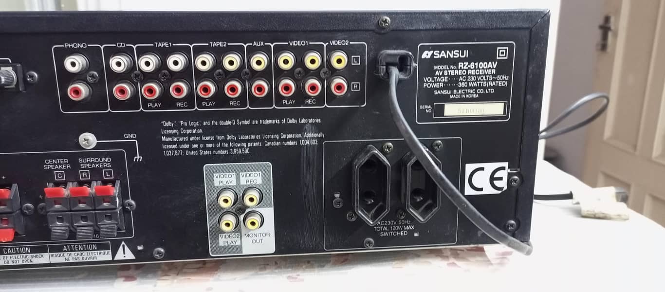 sansui 5.1 amplifier 3