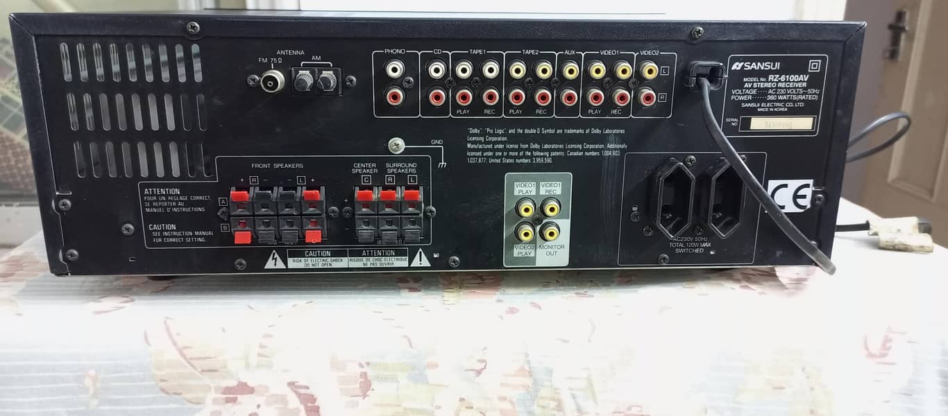 sansui 5.1 amplifier 4