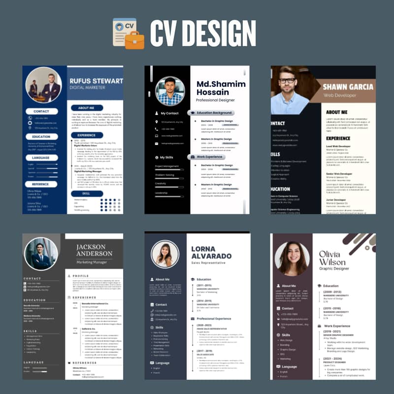Professional CV Design | Thumbnails & Digital Marketing Services ...