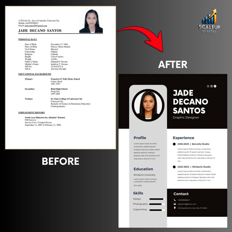 Professional CV Design | Thumbnails & Digital Marketing Services ...