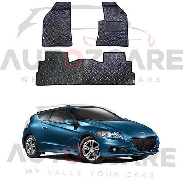 Honda CR-Z Sports Hybrid 7D Floor Mat ( Flat Style ) 4PCS - Model 2010-2018