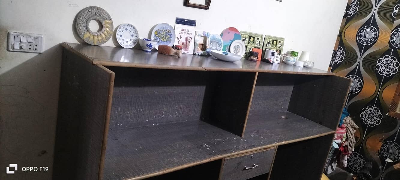 Large Wooden Study / office Work Table laptop computer 1