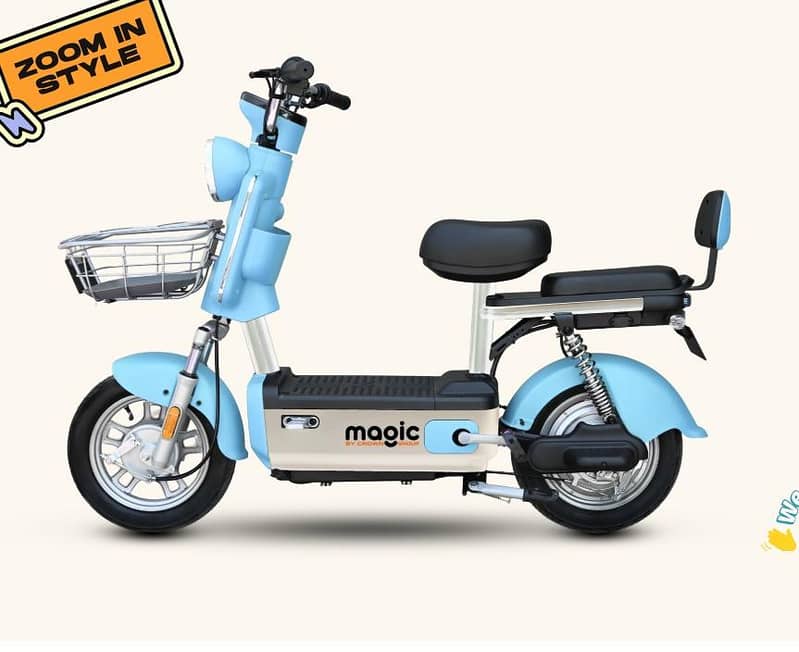Crown Magic Electric Scooty 2025 Model New Zero Meter 2