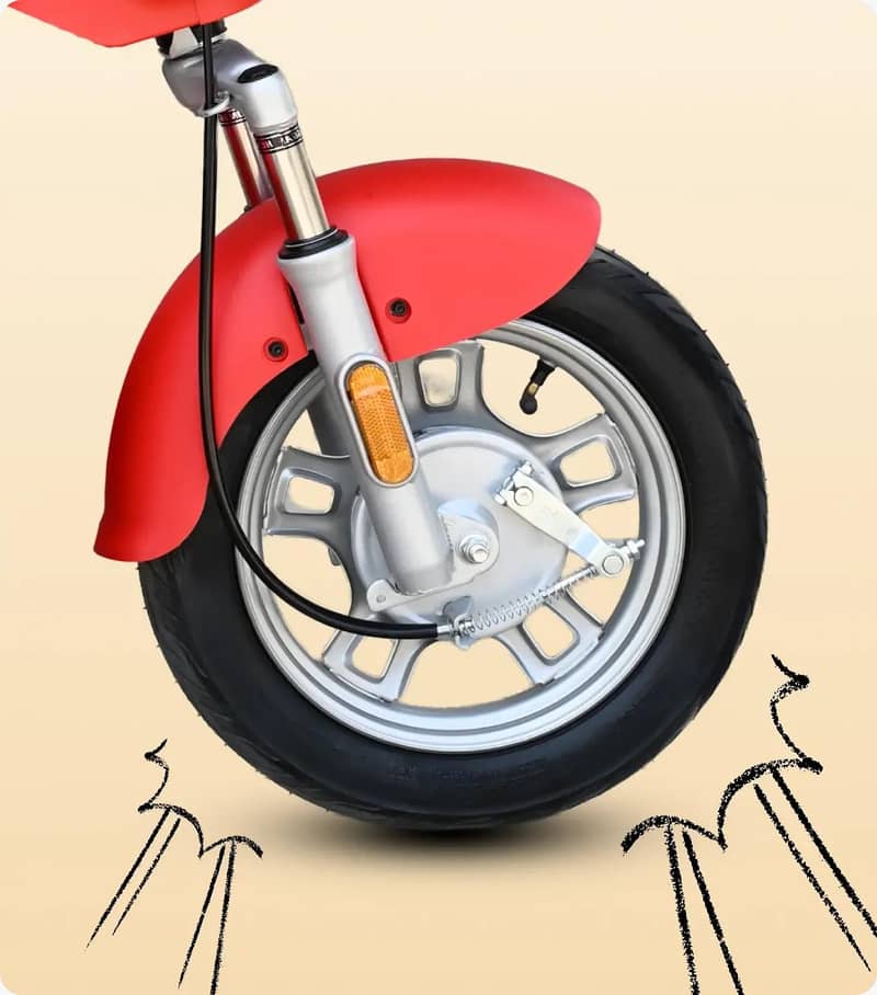 Crown Magic Electric Scooty 2025 Model New Zero Meter 4