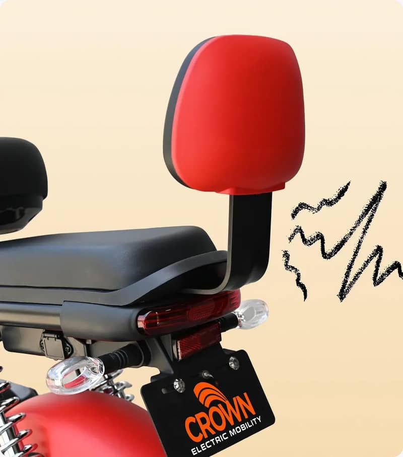 Crown Magic Electric Scooty 2025 Model New Zero Meter 5