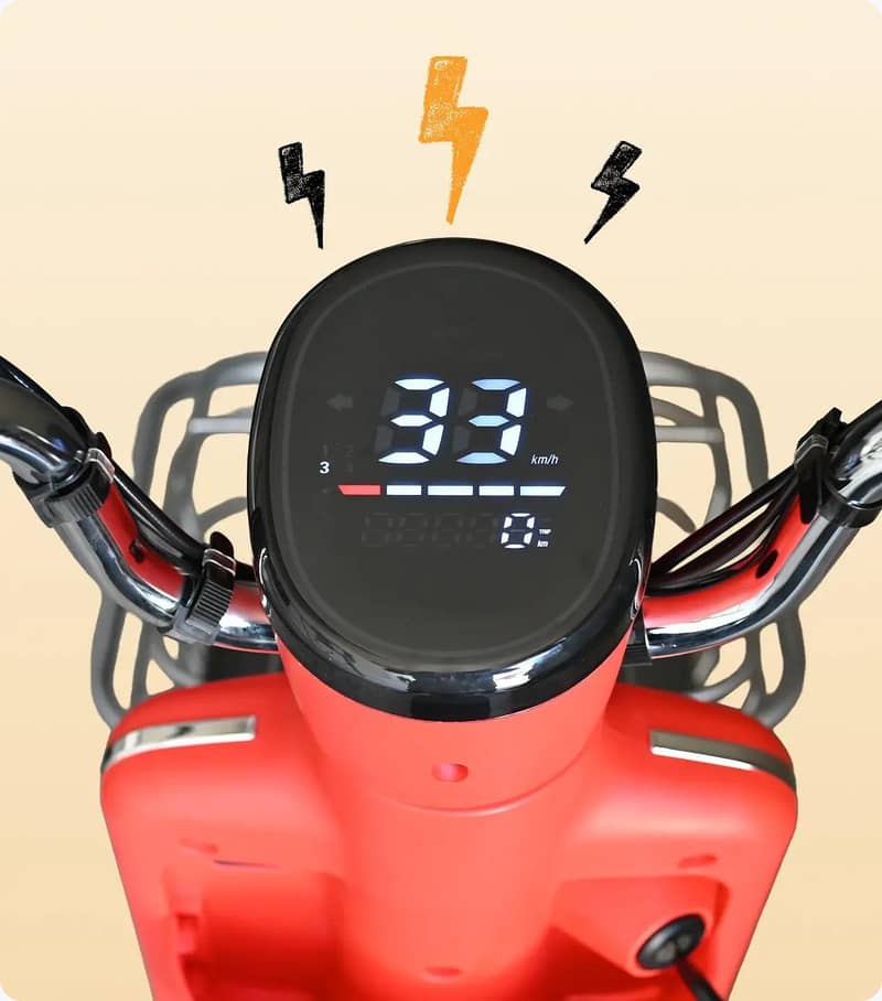 Crown Magic Electric Scooty 2025 Model New Zero Meter 7