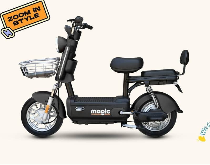 Crown Magic Electric Scooty 2025 Model New Zero Meter 9