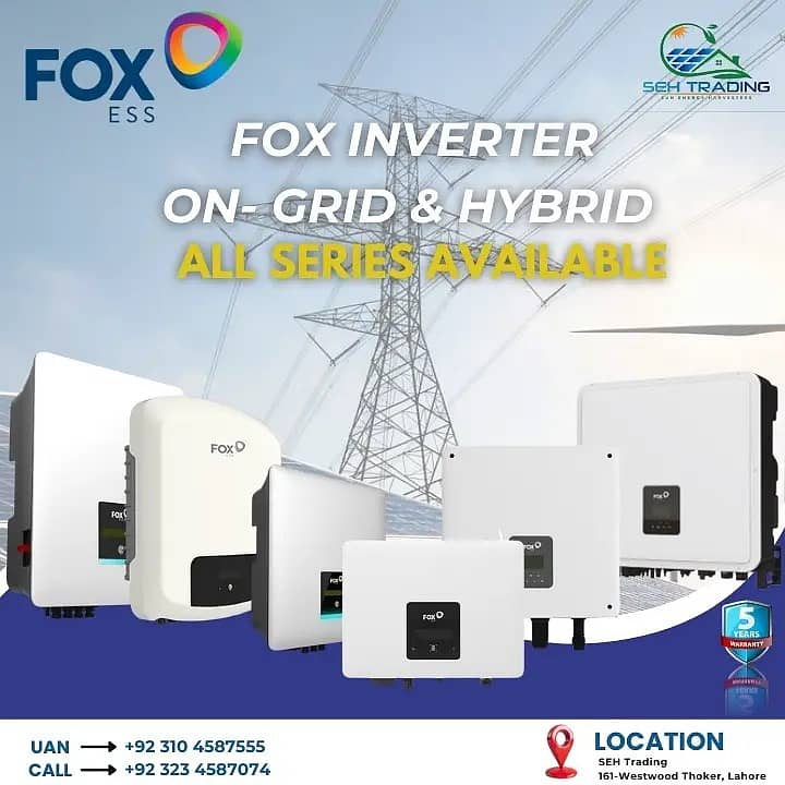 FOX Inverters |10kW to 125kW | On-Grid Inverter | solar Inverter FOX ...