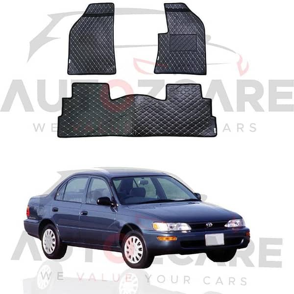Toyota Corolla 7D Floor Mat ( Flat Style ) 3PCS - Model 1987-1994